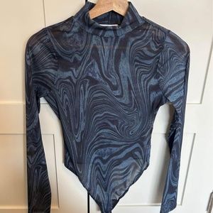 Good American mesh bodysuit